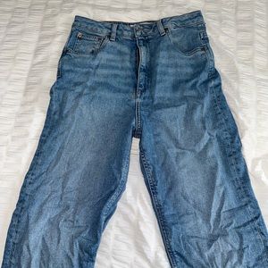 ASOS high rise straight leg jeans